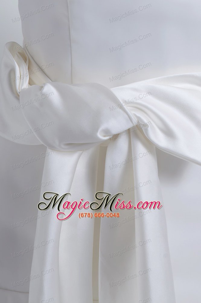 wholesale halter top sash a-line organza wedding dress