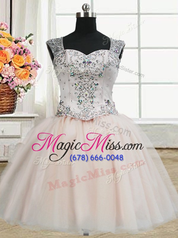 wholesale perfect three piece straps straps floor length ball gowns sleeveless pink sweet 16 dress zipper