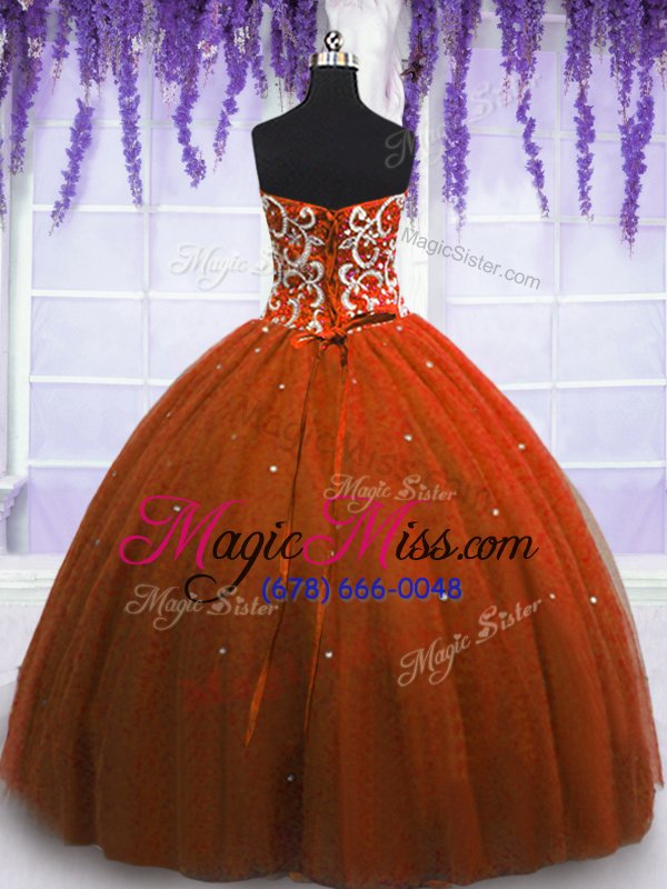 wholesale fine sleeveless lace up floor length beading sweet 16 quinceanera dress