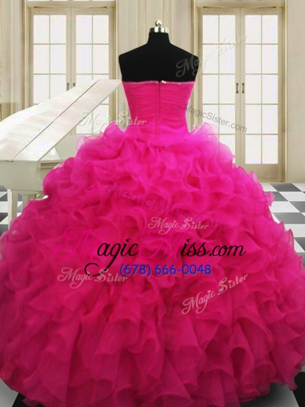 wholesale organza sleeveless floor length quinceanera dress and beading