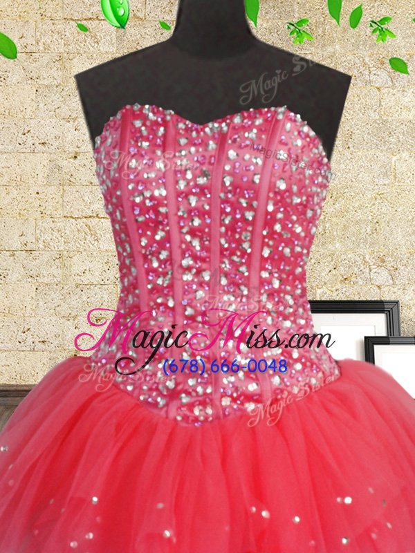 wholesale great ruffled floor length ball gowns sleeveless multi-color sweet 16 dresses lace up