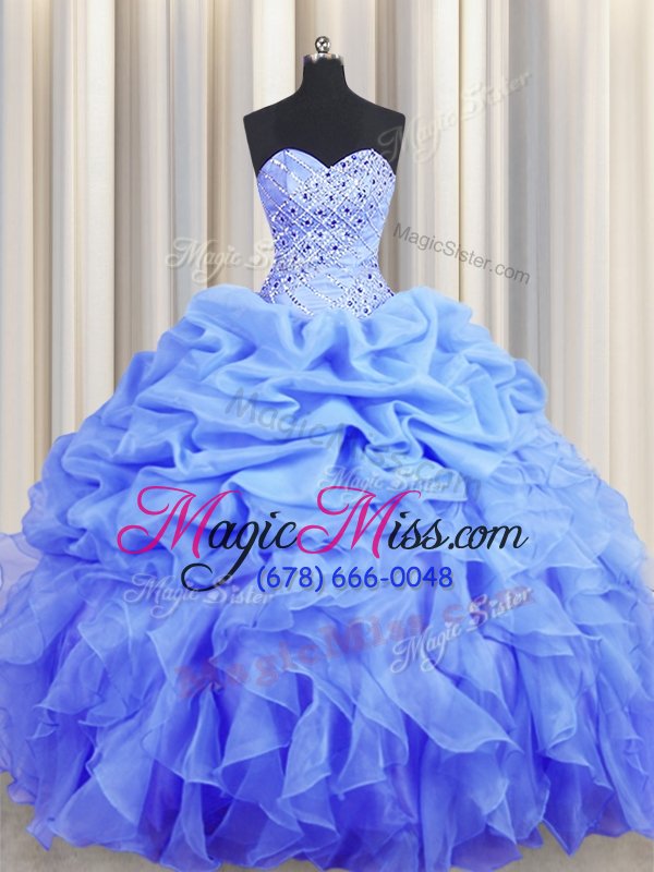 wholesale pick ups ball gowns quinceanera gowns lavender sweetheart organza sleeveless floor length lace up