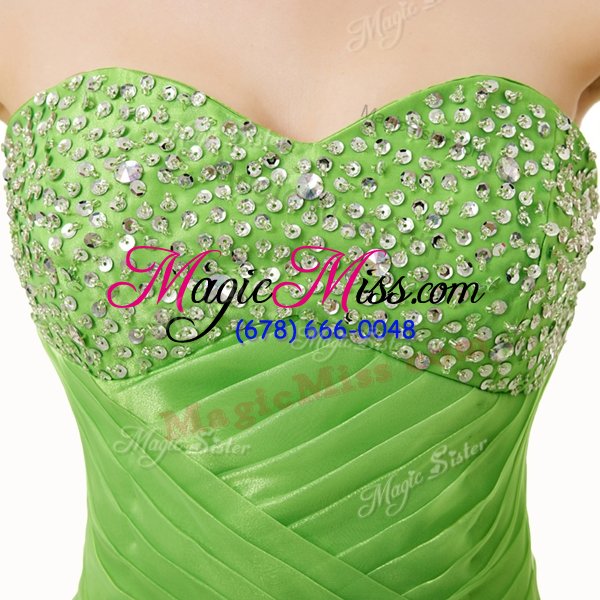 wholesale suitable beading and ruffles sweet 16 dress lace up sleeveless floor length