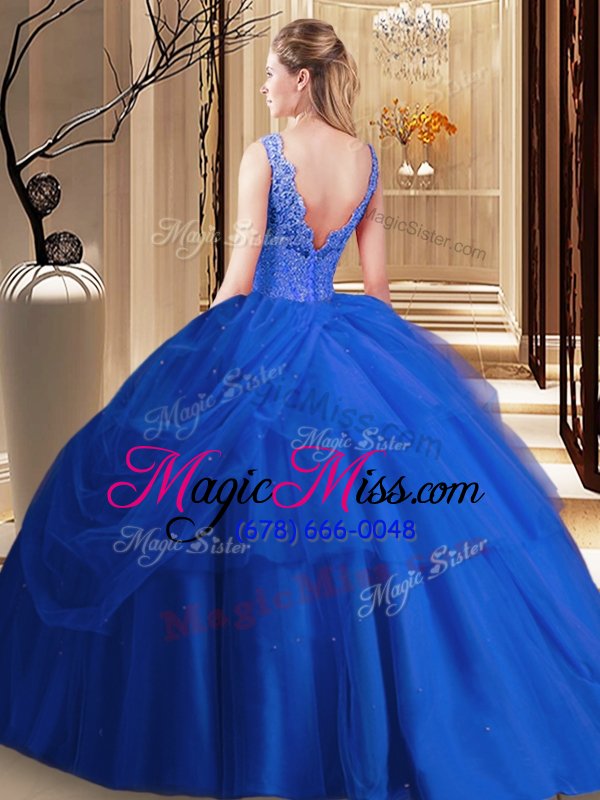 wholesale edgy purple v-neck neckline appliques and pick ups quinceanera dress sleeveless backless