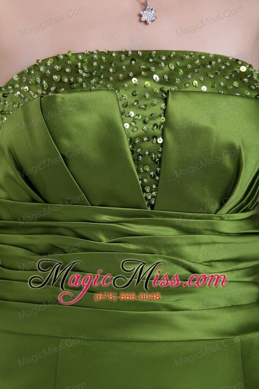 wholesale black a-line / princess strapless floor-length satin beading prom dress